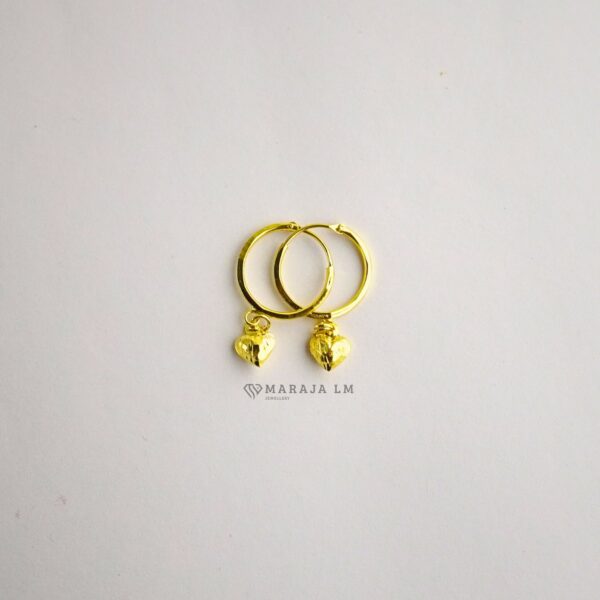 Anting Hoop Polished Love