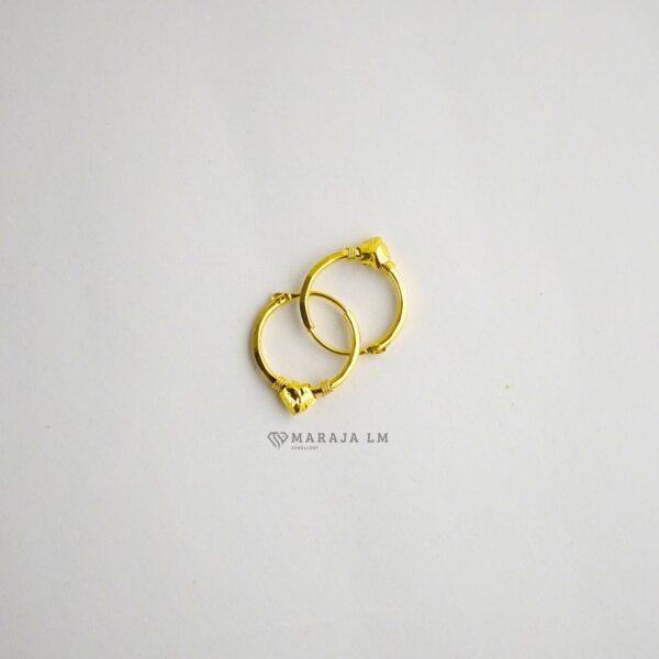 Anting Hoop Polished Love