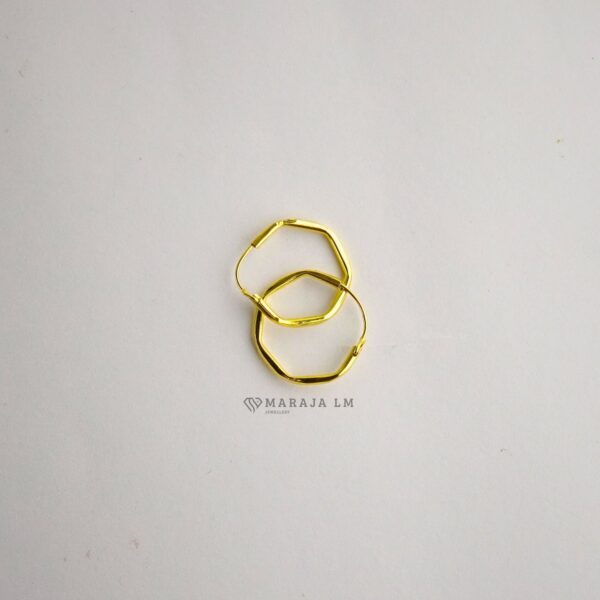 Anting Hoop Polished