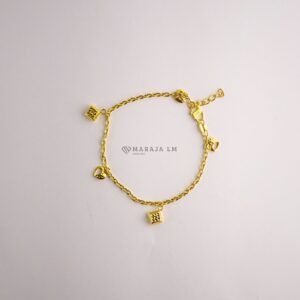 Gelang Classic Chain Love Carve