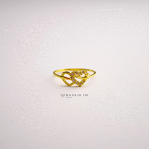 Cincin Polished Glitter Love